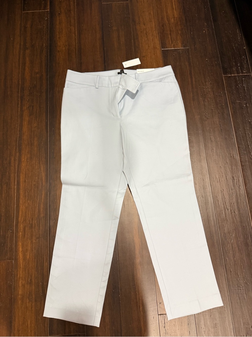 Ann Taylor Straight Leg Light Blue Dress Pants